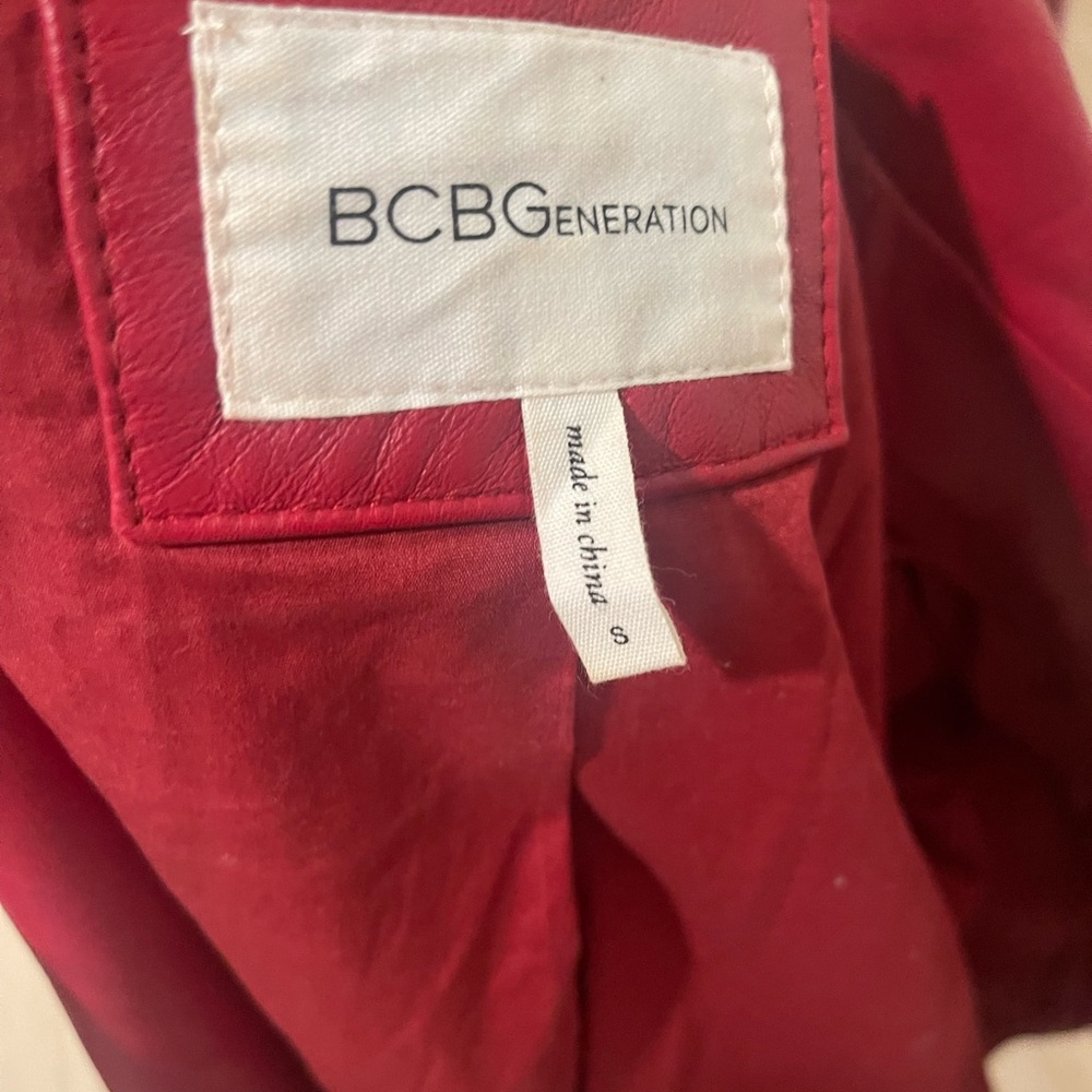 Bcbgeneration Cherry Leather Jacket - image 3